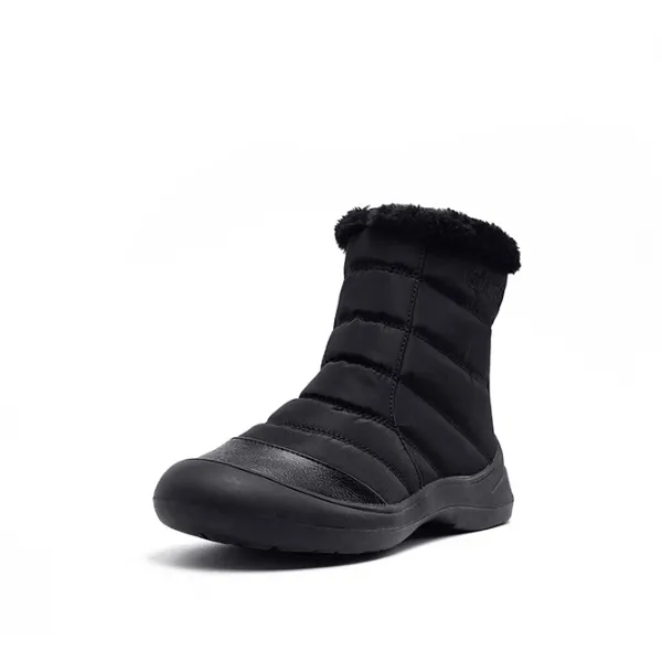 Winter Low Heel Round Toe Ankle Boots