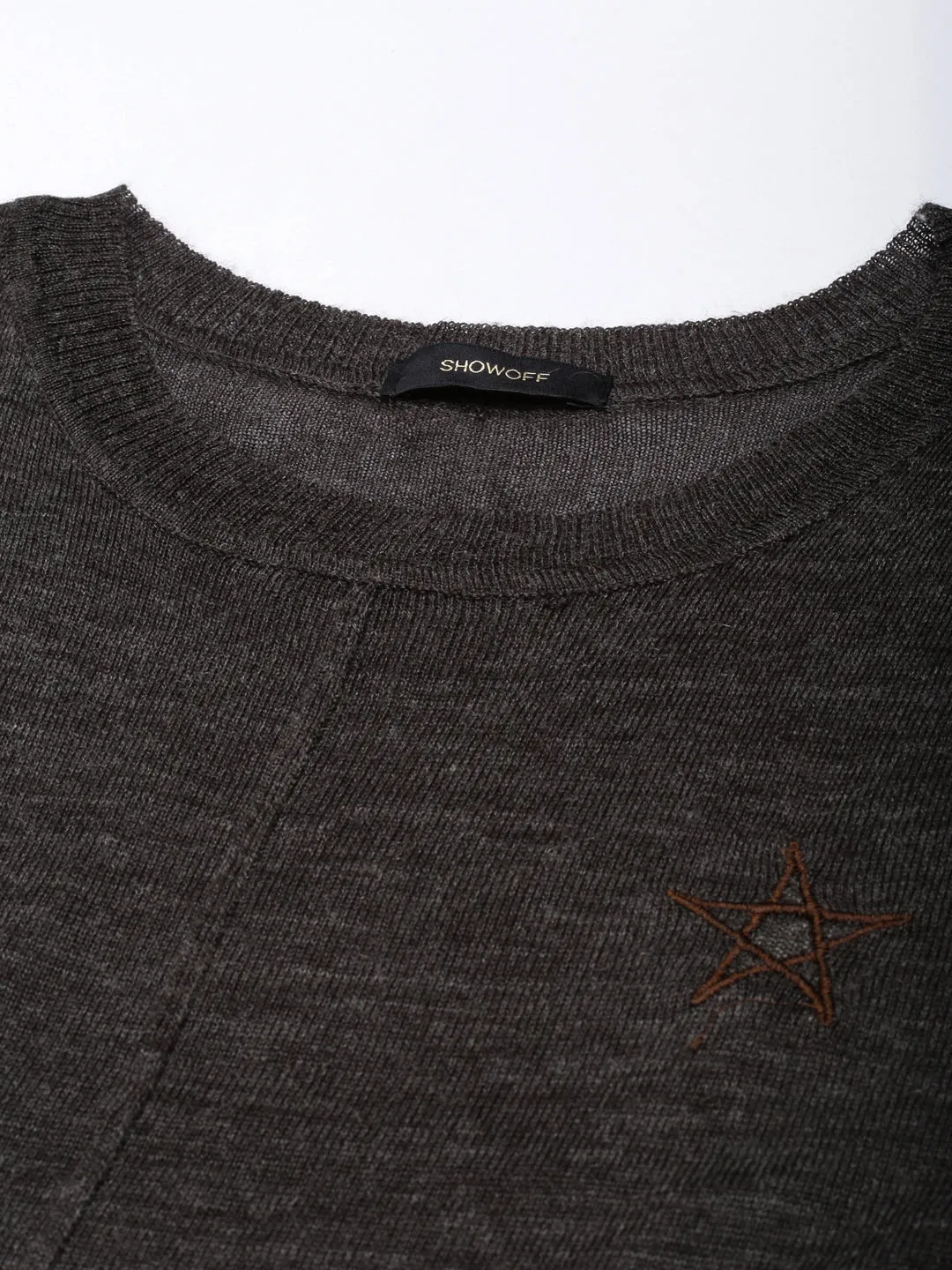 Women Charcoal Solid Top