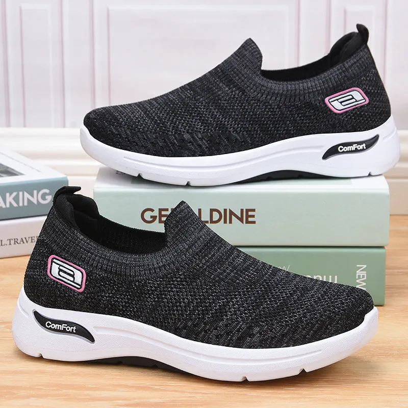 Women Comfortable Knitted Sneakers