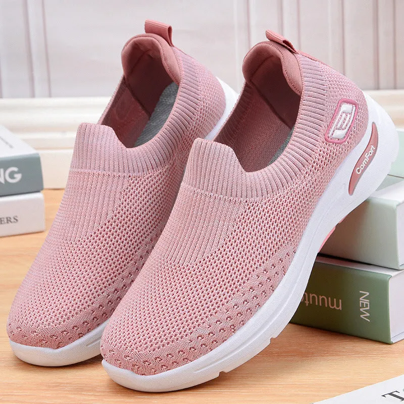 Women Comfortable Knitted Sneakers
